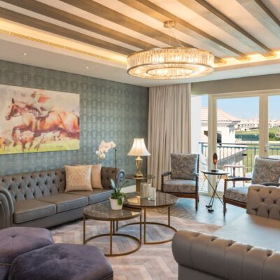 AHPR - Al Habtoor Four Bedroom Villa Living Room